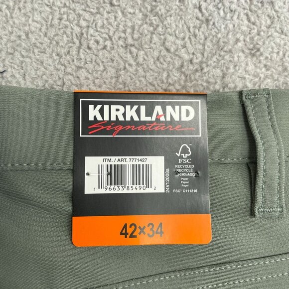 NEW Kirkland Signature Men's 42x34 Commuter Tech Pant Stretch UPF 50 - Picture 6 of 8